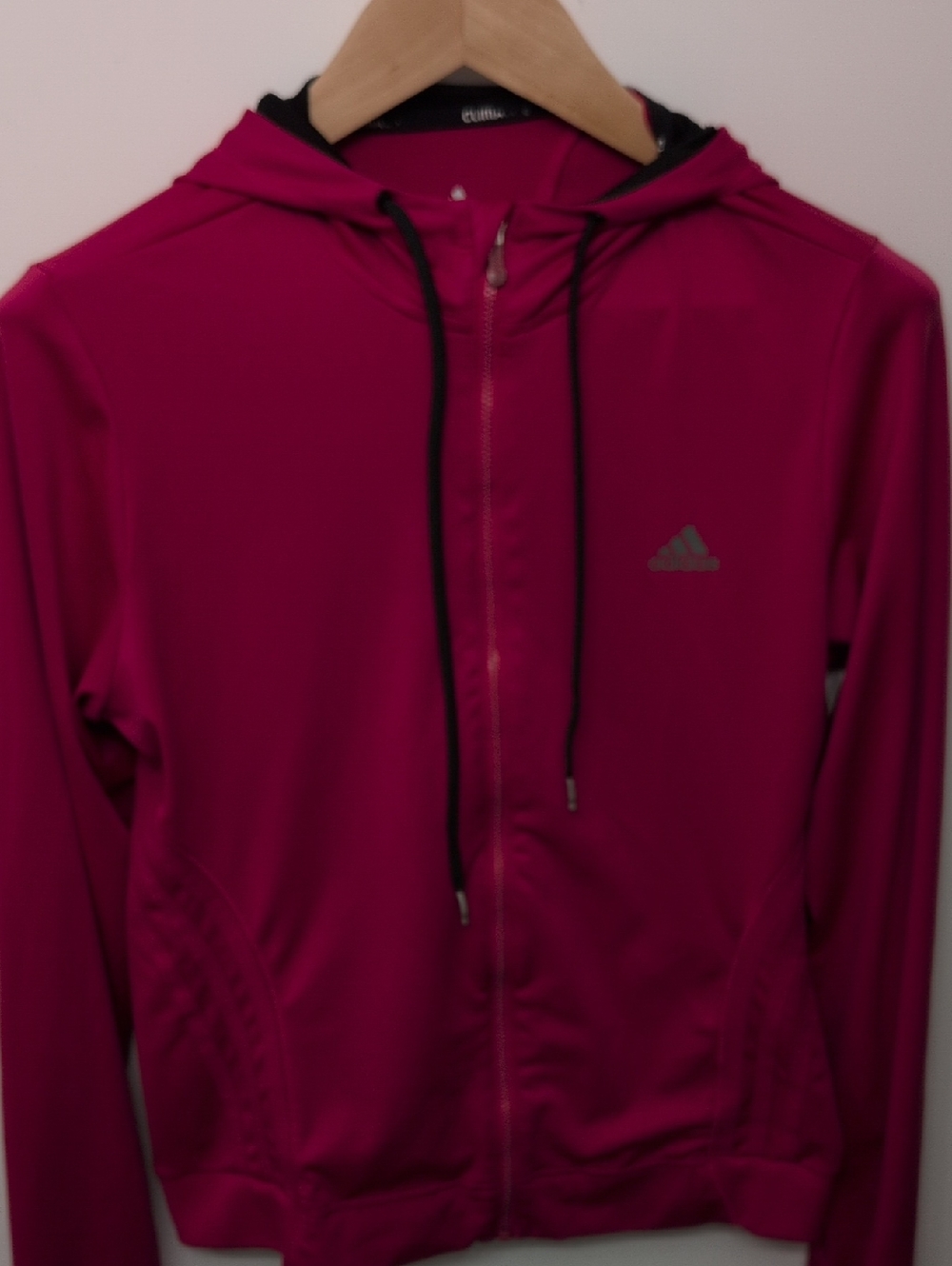 adidas Fuchsia Full-Zip Hooded Jacket
